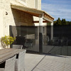 Vita Terrasscherm Zwart 255x351 t/m 400 cm Soltis 92 doek