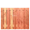 JWOODS Tuinscherm Red Wood 19-planks 180x150 cm Geschaafd
