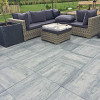 H2O Comfort Square 60x60x4 cm Nero/Grey