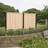 Douglas Tuinscherm 17-planks 180x180 cm, Geschaafd
