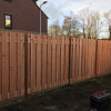 JWOODS Tuinscherm Red Wood 19-planks afbouw links 180/90x180 cm Geschaafd