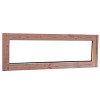 Douglas vast raam (zijlicht) Prestige met dubbelglas, 138,4 x 48,4 cm., onbehandeld