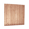 Douglas Tuinscherm 21-planks 180x180 cm, geschaafd