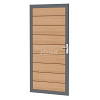 Composiet rabat deur, houtkleur en -motief 90 x 183 cm.