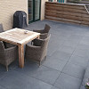 Betontegels 50x50x4 cm Antraciet met facet