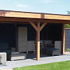 JWOODS Buitenverblijf 1000x300 cm, Geschaafd