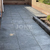 Actietegel keramiek op beton 90x90x4 cm Slate Design Antra