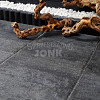 Straksteen 20x30x5 cm Grijs/Zwart
