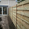 Actie Grenen Tuinscherm Recht 15-planks 180x180 cm