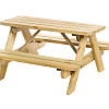 Junior picknicktafel Björn, 4-persoons, bladmaat 90 x 38,5 cm.