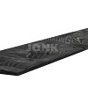 Douglas zweeds rabat plank, 1,1-2,7 x 19,3 x 400 cm., zwart gespoten