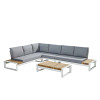 Matisse loungeset wit + center + salontafel