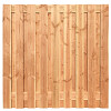 ACTIE SCHAGEN: Douglas fijnbezaagd plankenscherm 19-planks 15 mm, 180 x 180 cm t.b.v. betonsysteem,