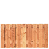 JWOODS Tuinscherm Red Wood 19-planks 180x90 cm Geschaafd