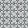 GeoProArte Design 60x60x4 cm Belgian Blue Dark Grey Flower