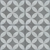 Restpartij Schagen: 4 stuks GeoProArte Design 60x60x4 cm Belgian Blue Dark Grey Flower