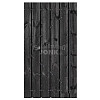 JWOODS Tuindeur recht op zwart stalen frame 100x180 cm, Zwart Gespoten