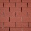 Dakshingles recht rood - pak 3 m²