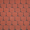 Dakshingles beverstaart rood - pak 3 m²