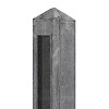 Beton Hekwerk Tussenpaal 10x10x145 cm, Antraciet