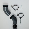 Hemelwaterset Ral 9005