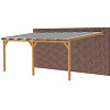 Jwoods DHZ Veranda polycarbonaat 706x400cm, aanbouw