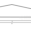 muurafdekb 20x100 zwart gecoat