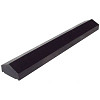 muurafdekb 42x100 zwart gecoat