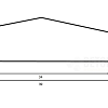 muurafdekb 39x100 zwart gecoat