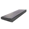 muurafdekb 1 zijdig 25x100x7/4,5 zwart beton