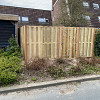 Actie Grenen Tuinscherm Recht 15-planks 180x180 cm