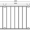 JWOODS Buitenverblijf XL Modern 1000x354 cm