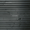 JWOODS Wand 201 tot 300 cm - Horizontaal triple rabat zwart enkelzijdig