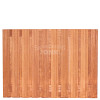 Tuinscherm Dronten geschaafd onbehandeld hardhout 21-planks 180x130 cm
