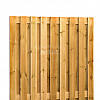 Grenen Tuinscherm 19-planks 180x180 cm, recht verticaal