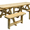 Picknicktafel Family, 8-persoons, bladmaat 240 x 70 cm.