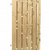 Jumbodeur vuren met stalen frame 100x180 cm, recht verticaal
