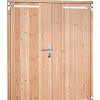 Douglas Dubbele dichte deur incl. beslag 168x201 cm, onbehandeld