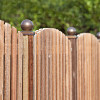 Paalornament bol/plaat verzinkt 7,1x7,1 cm