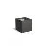 Restpartij 3 stuks Plantenbak Carrez met bodem polyester 80x80x80 cm RAL7021