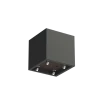 Plantenbak Carrez met wielen polyester 70x70x70 cm