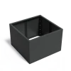 Plantenbak Carrez Connect zonder bodem gecoat staal 120x120x80 cm