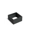 Plantenbak Carrez Connect zonder bodem gecoat staal 80x80x40 cm
