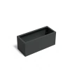Plantenbak Carrez Connect zonder bodem gecoat staal RAL7021 120x50x50 cm