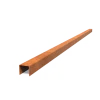 Overzetprofiel recht Cortenstaal 2 mm 230x5,4x5 cm
