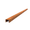 Overzetprofiel recht Cortenstaal 2 mm 230x6,4x5 cm