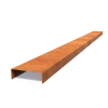 Overzetprofiel recht Cortenstaal 2 mm 230x15,4x5 cm