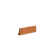 Keerwand recht Cortenstaal 2 mm 100x30 cm