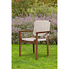 Tuinstoel Riau (set van twee stuks) onbehandeld teak 56x48x92 cm