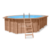 Luxe houten zwembad Cas Abou 814x460x138 cm